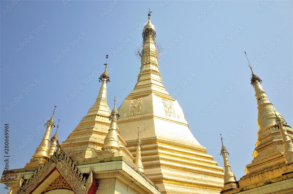 Sule paya in Yangon Myanmar