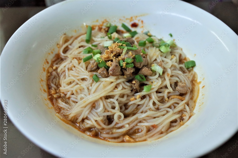 Local Noodle in Yangon Myanmar