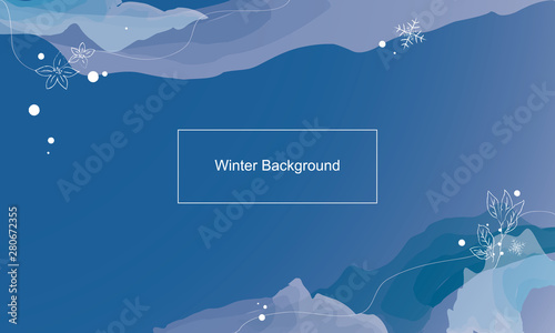 Simple Winter Background