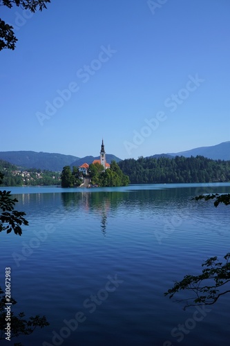 The Lake Bled in Slovenia