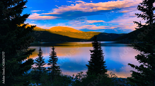 Montgomery Reservoir Sunset