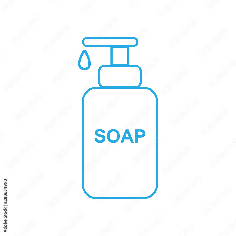 liquid soap sign icon vector liquid soap sign icon vector