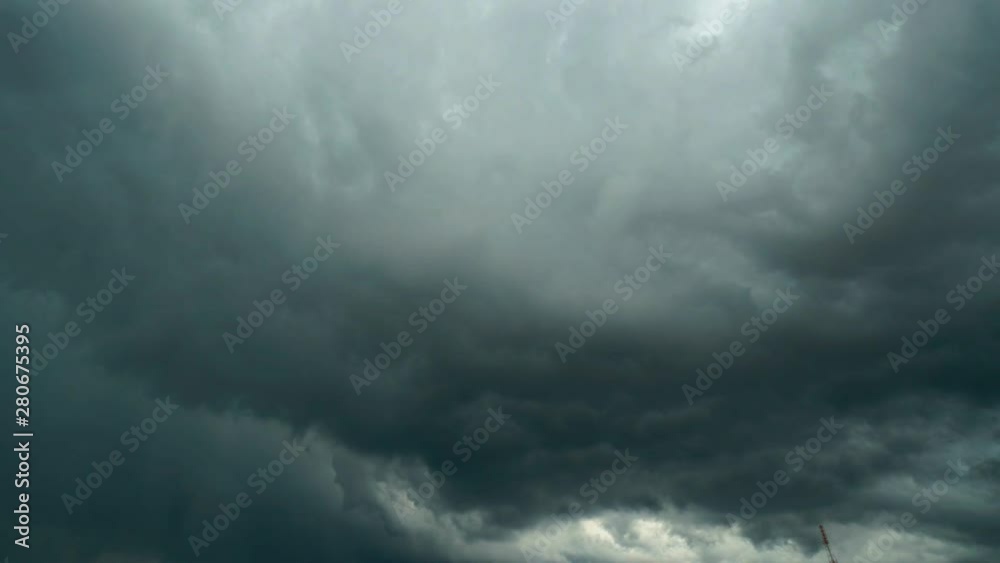 time lapse Strom Clouds And Sky 