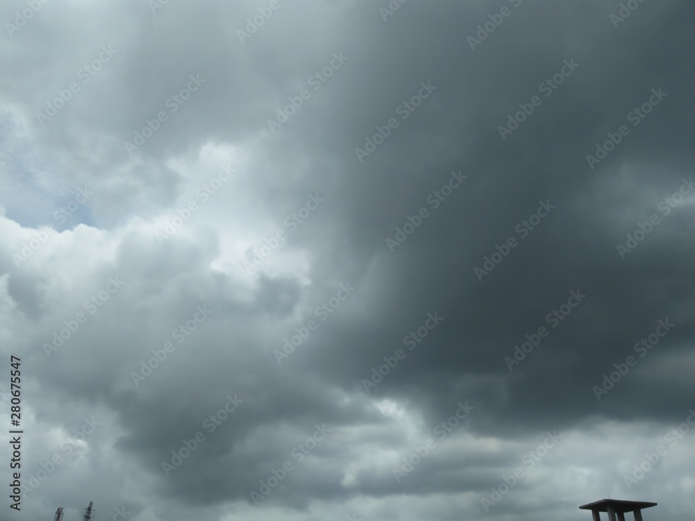 Fototapeta premium dramatic sky with clouds