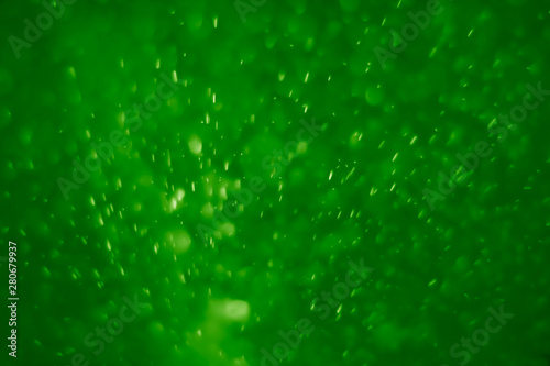bokeh green ufo abstract background - images