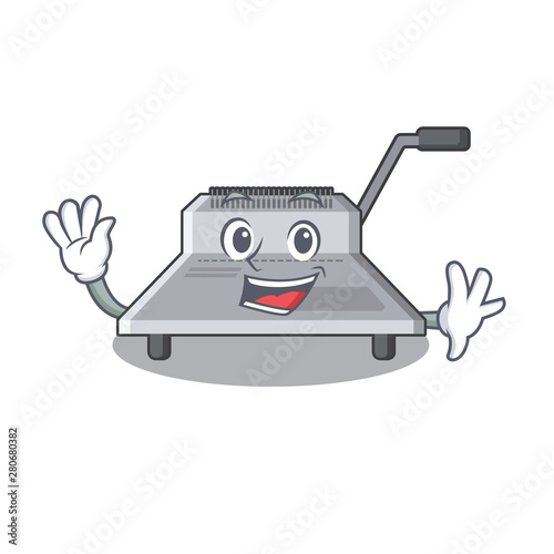 Waving binding machine in the cartoon shape