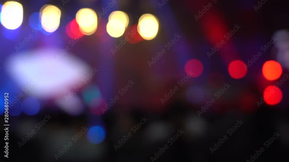 Blur background of Crowd People in the live show; abstract bokeh background