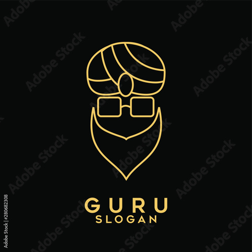 guru logo icon designs vector