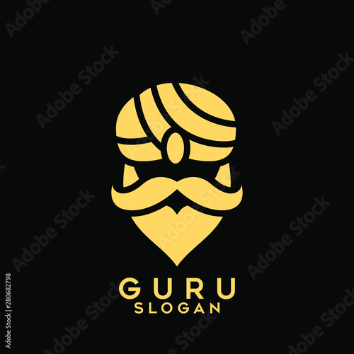 guru logo icon designs vector