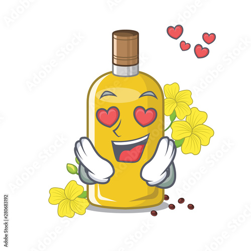 In love canola oil above the chair character
