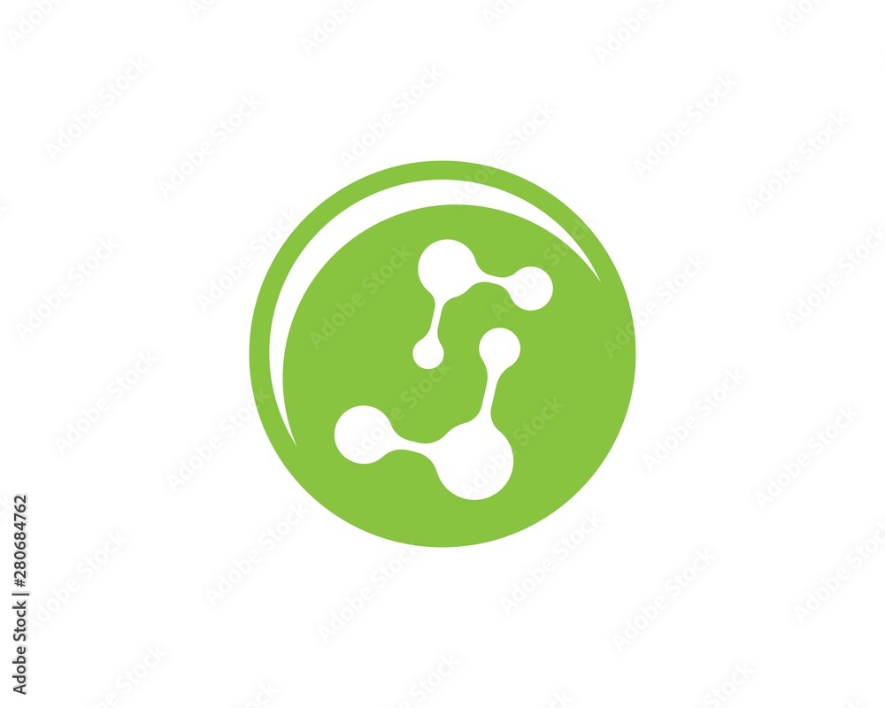 molecule logo vector illustration design molecule logo vector illustration design