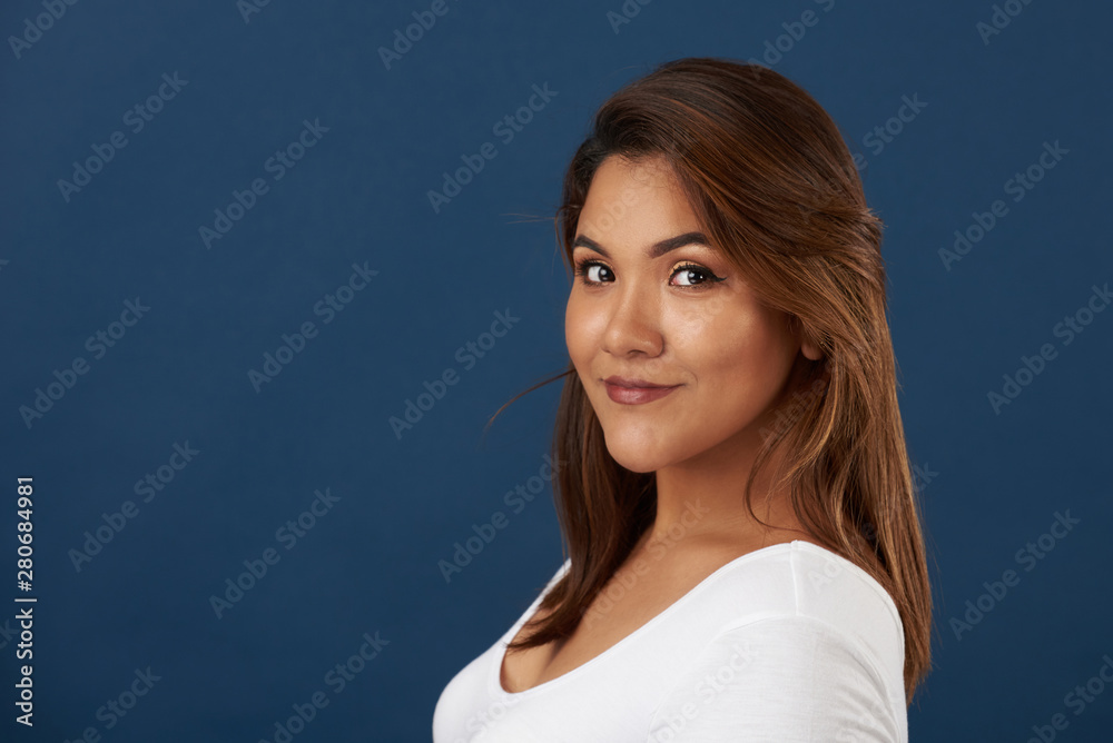 Pretty young latina girl portrait Pretty young latina girl portrait