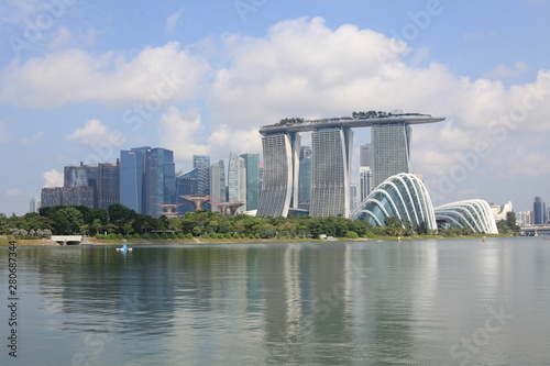 Photography City view from Singapore Marina Barrage