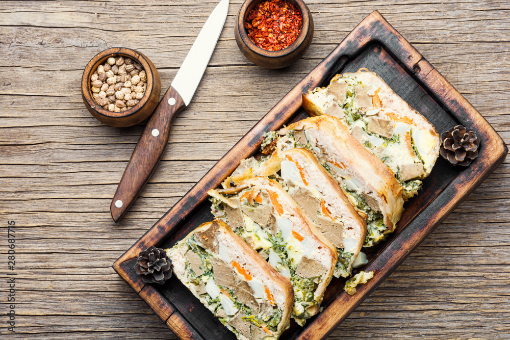 Fototapeta premium French food terrine