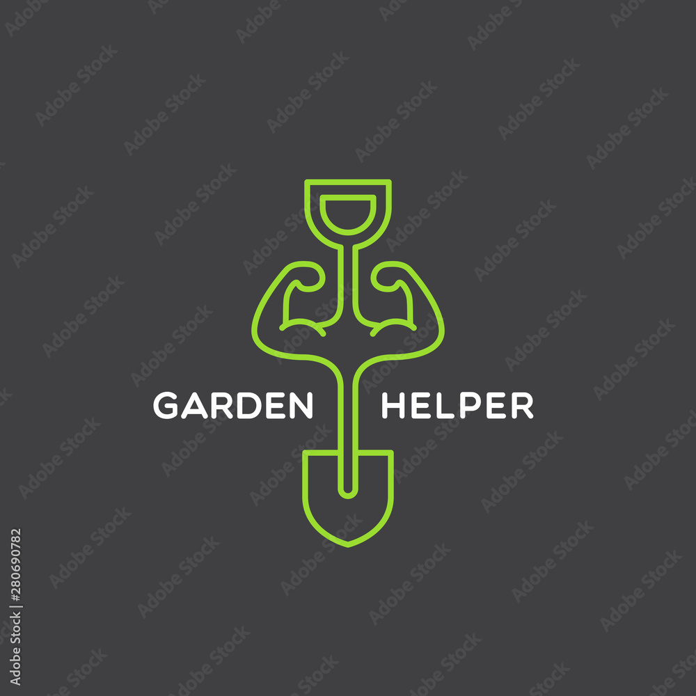 Garden helper logo Garden helper logo