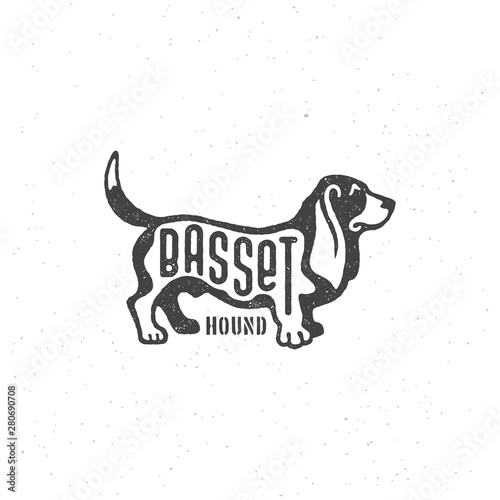 Basset hound logo