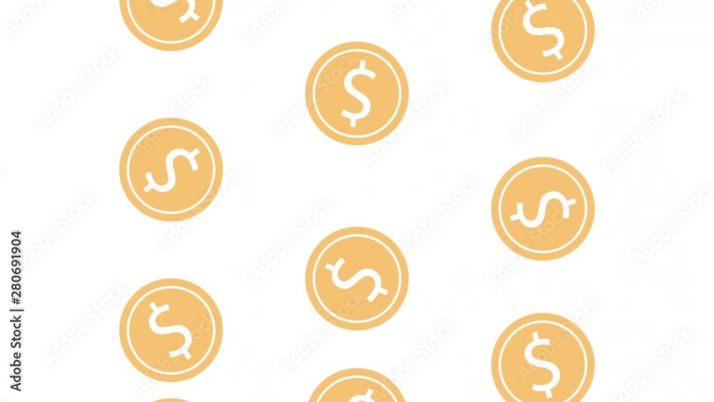 coins cash money rain animation coins cash money rain animation