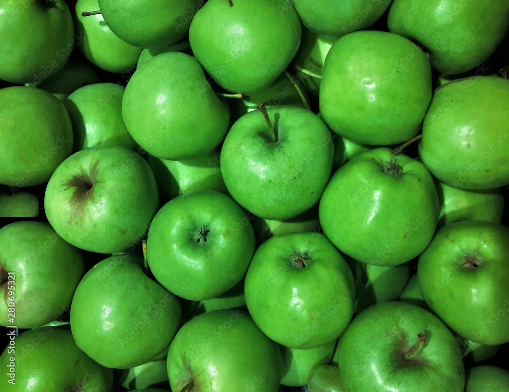 many green apples at the market many green apples at the market