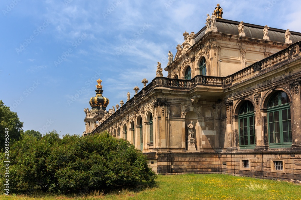 Außenfassade des Zwinger in Dresden