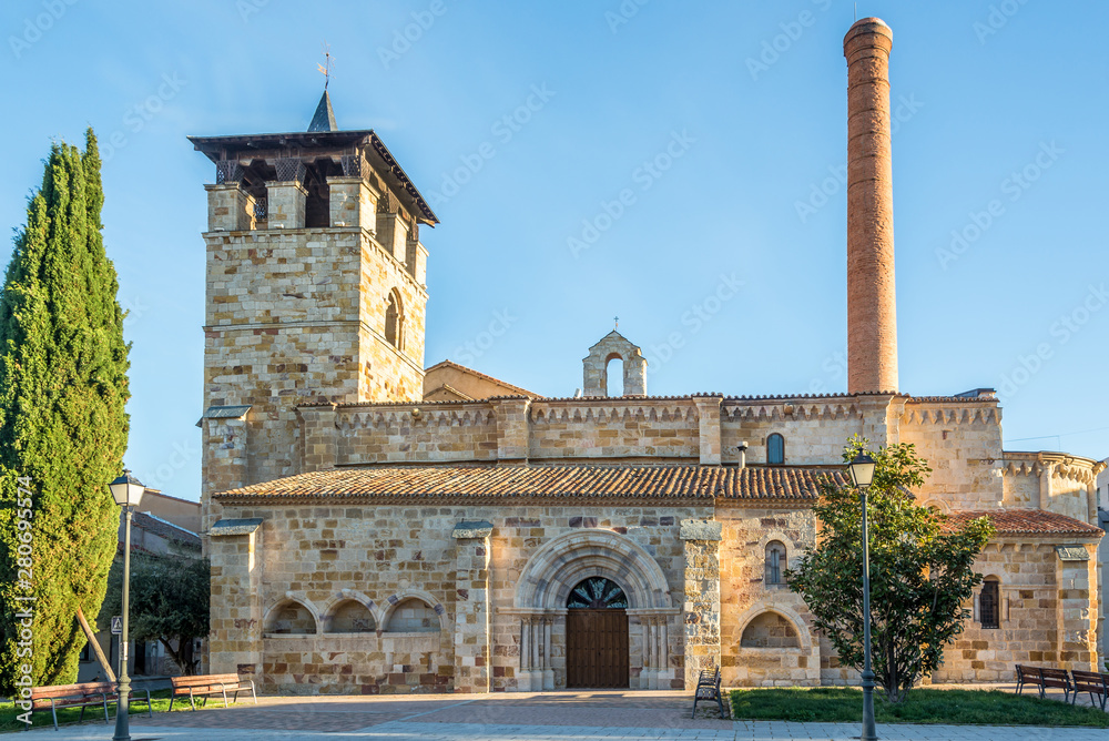 View at the Santa Maria de Horta Church in Zamora - Spain