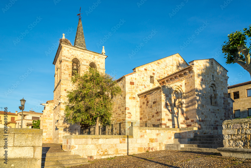 View at the Church of San Cipriano in Zamora - Spain
