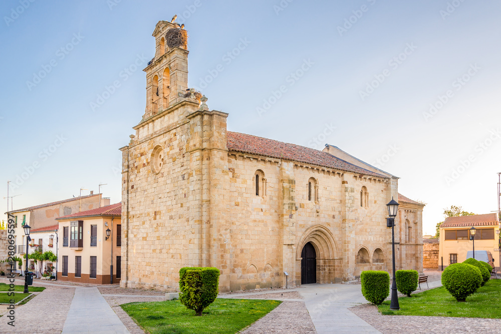 View at the Church of San Isidoro in Zamora - Spain