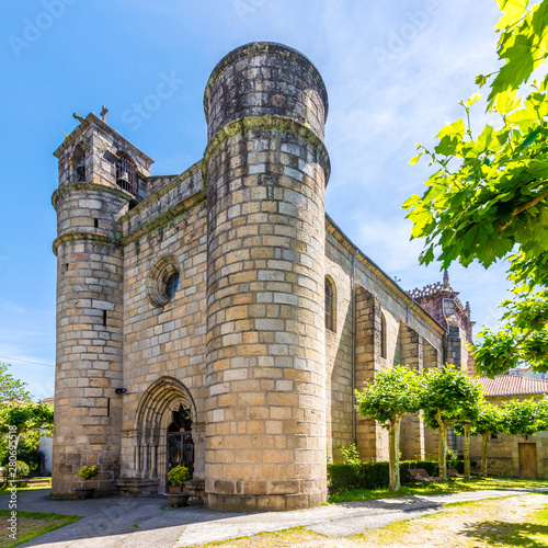 View at the Church of Holy Trinity in Ourense - Spain