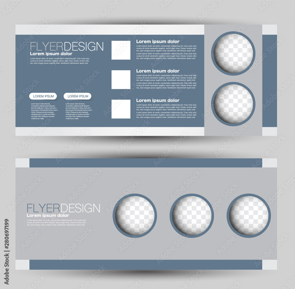 Horizontal banner or web header template set. Vector illustration promotion design background. Grey color. Horizontal banner or web header template set. Vector illustration promotion design background. Grey color.
