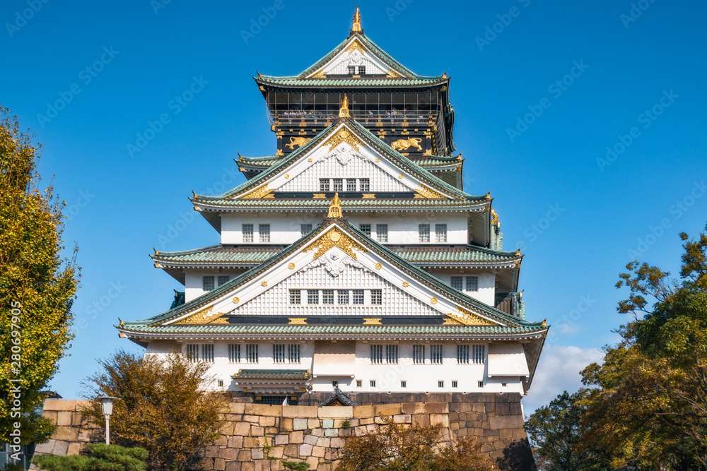 Osaka Castle is a renowned historical castle in Japan, believed to have played a major role in the unification of Japan. Osaka Castle is a renowned historical castle in Japan, believed to have played a major role in the unification of Japan.