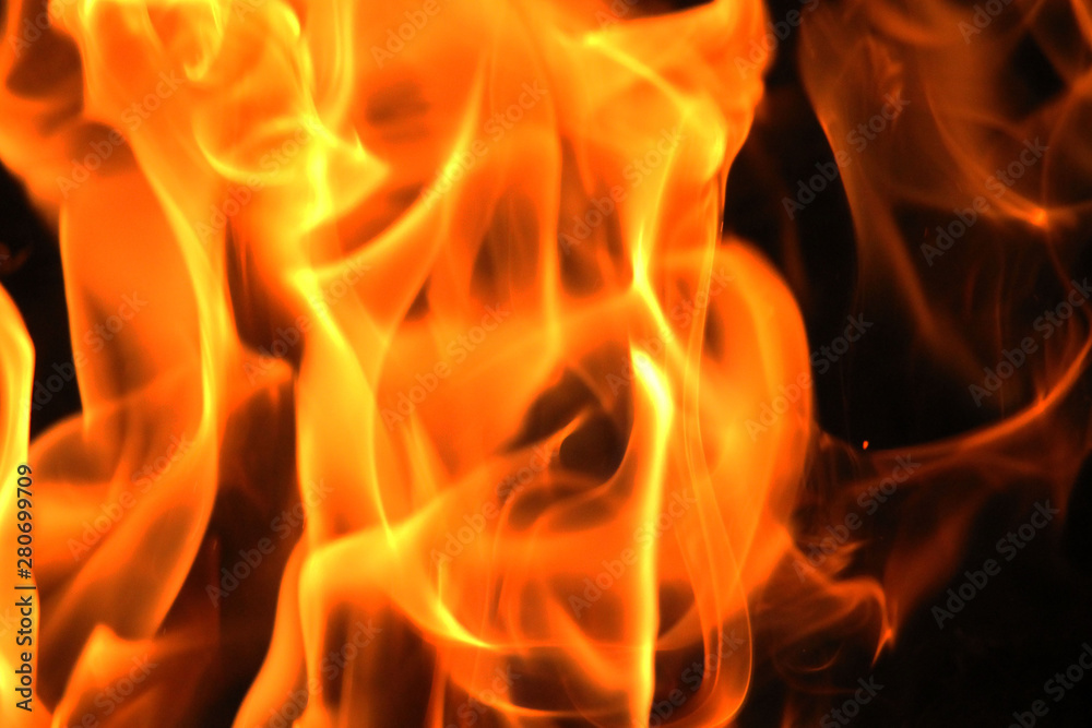Blurred blaze fire flame background Blurred blaze fire flame background