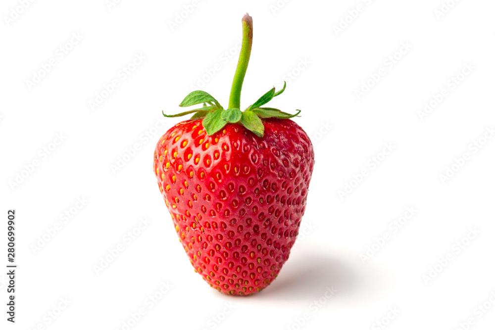 Red berry strawberry isolated on white background Red berry strawberry isolated on white background
