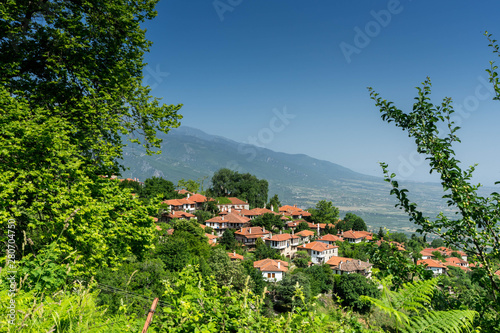 Palaios Panteleimonas, greek traditional village, near Platamonas, on the Olymp riviera, in Greece photo