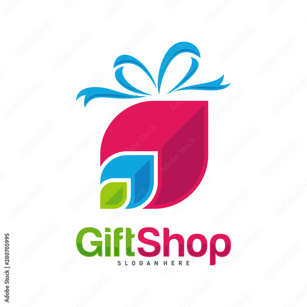Gift Logo Stock Illustrations, Cliparts and Royalty Free Gift Logo Vectors