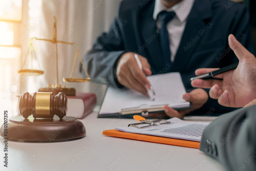 businessman working with documents in office