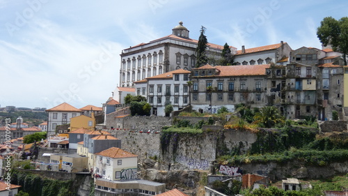 Porto panorama with palace castle