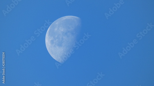 Moon during the day