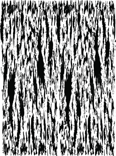 Repeating horizontal abstract  black spots. Fashionable background for finishing fabrics, prints on clothing, paper and bags.