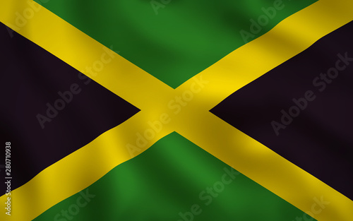 Jamaican Flag Image Full Frame