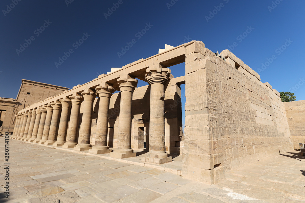 Building in Philae Temple, Aswan, Egypt
