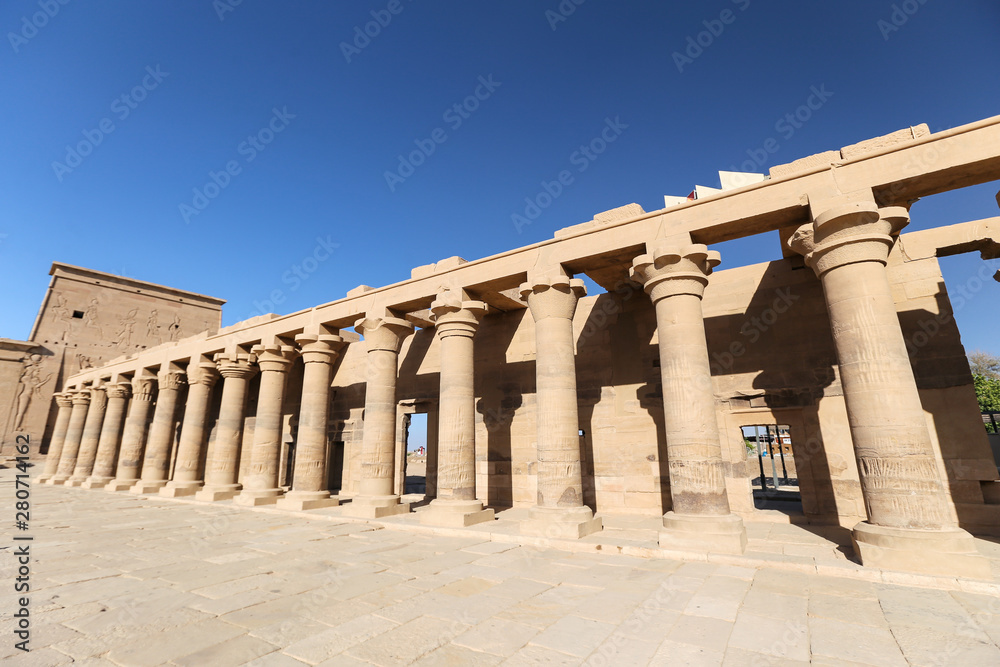 Building in Philae Temple, Aswan, Egypt