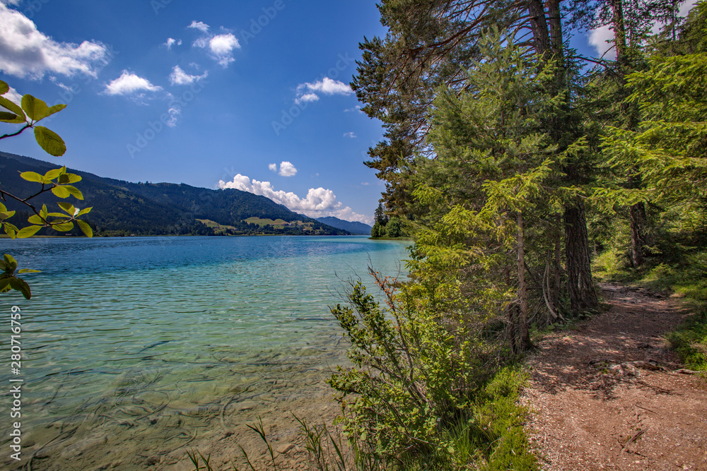 lake weissensee in austria