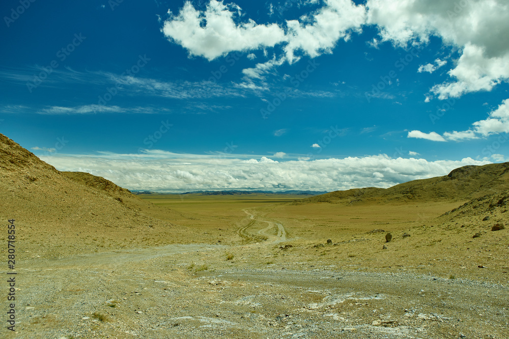 Pass in the mainstream Zavkhan Rive Pass in the mainstream Zavkhan Rive