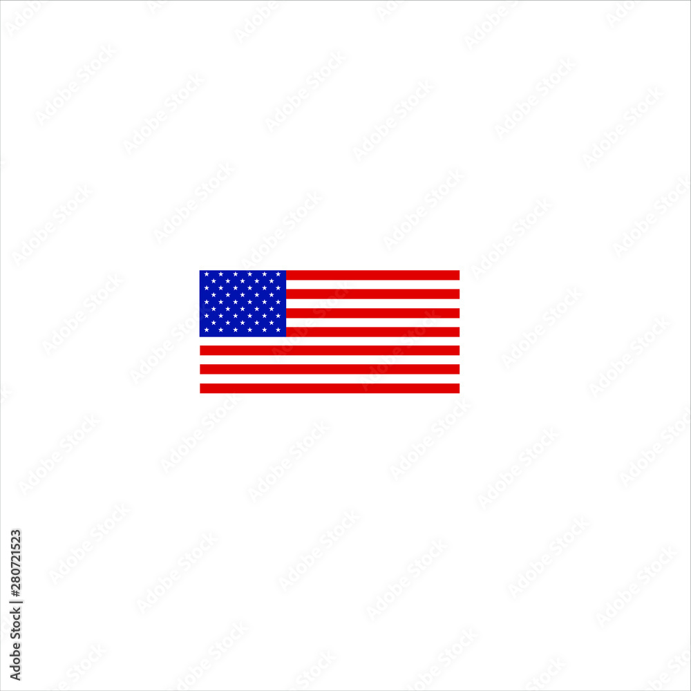 American flag logo icon American flag logo icon