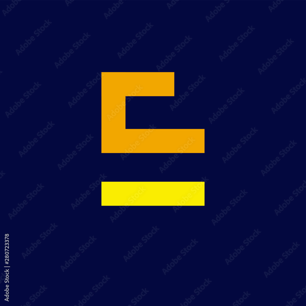 E initial letter logo icon E initial letter logo icon