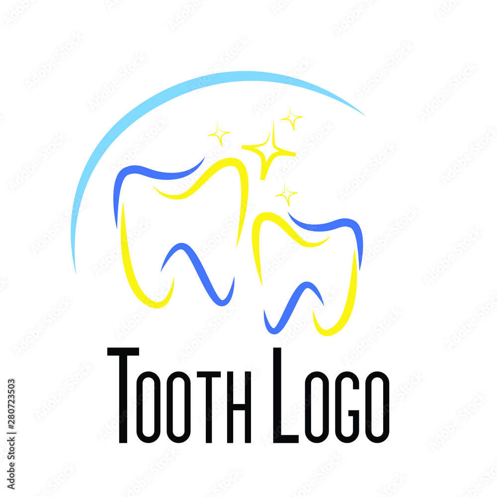 Fototapeta premium tooth logo icon