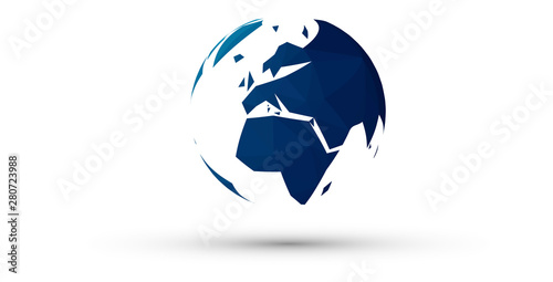 terra, globo, mondo, icona, importazione, internet