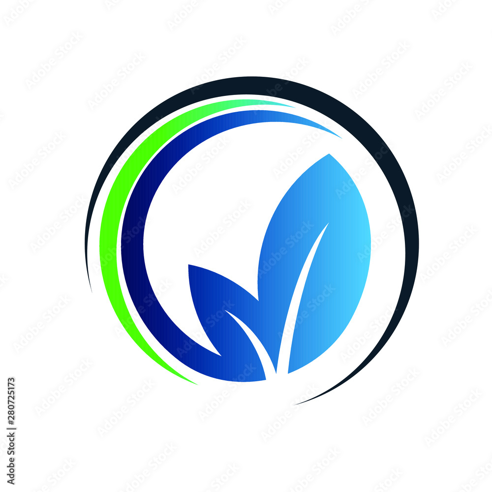 leaf logo icon for nature product leaf logo icon for nature product