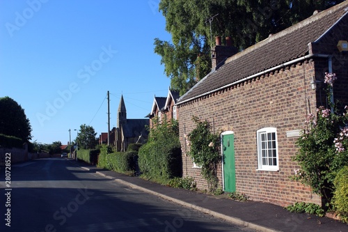 Street scene, Beswick, East Riding of Yorkshire.