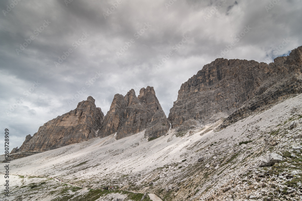 vista panoramica delle dolomiti 