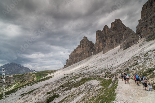 vista panoramica delle dolomiti 